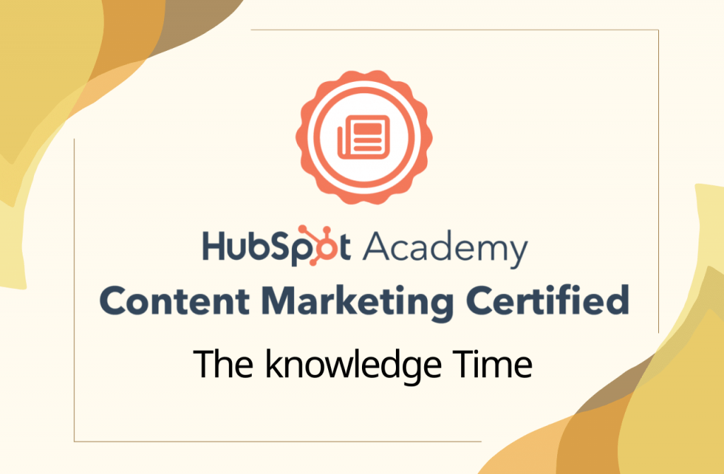 HubSpot Content Marketing Certification