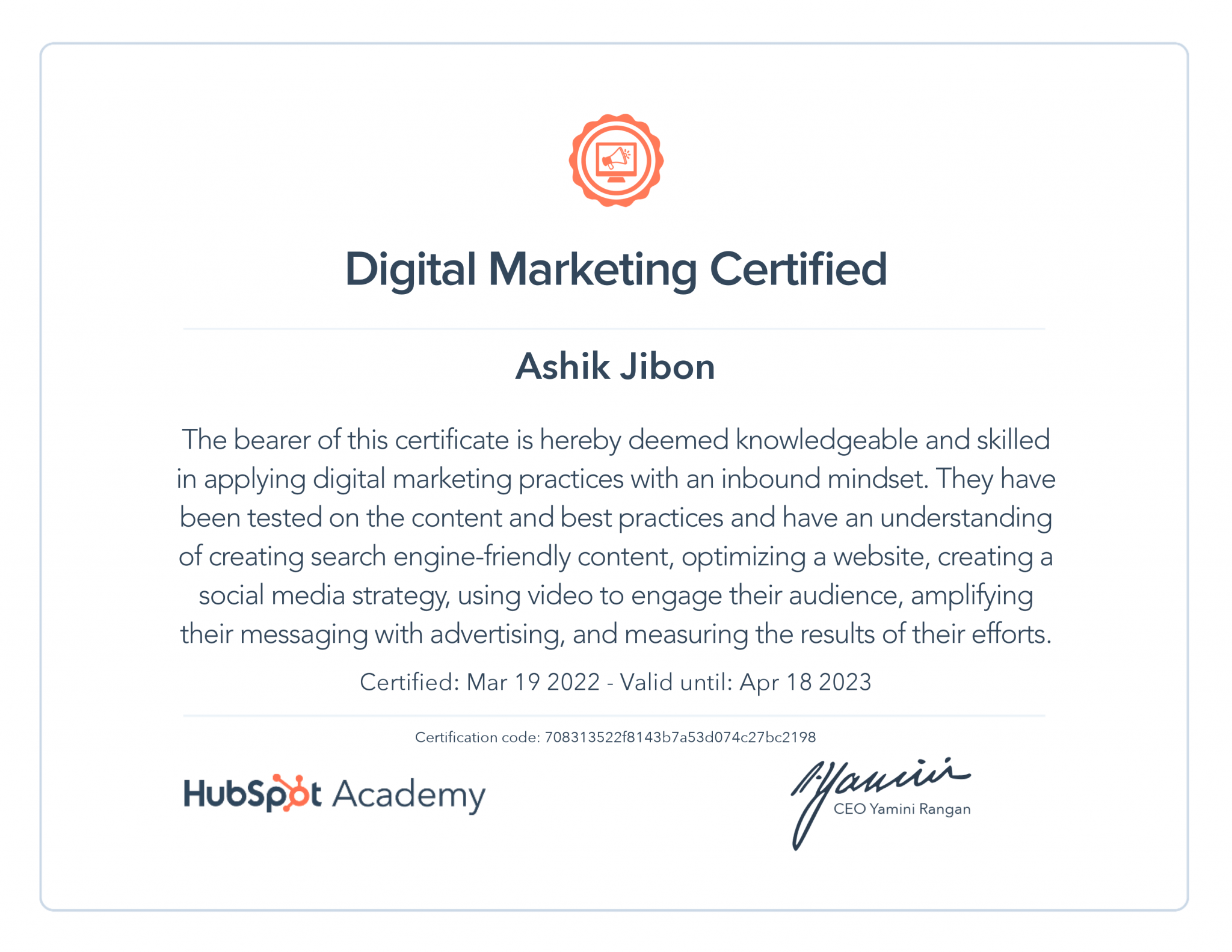 HubSpot Digital Marketing Certification Answers 2023 [Updated]