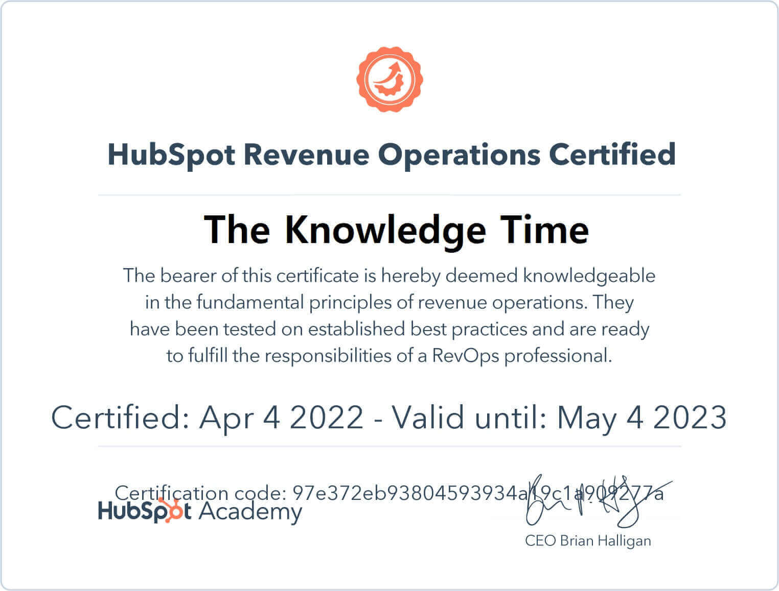 HubSpot Revenue Operations Exam Answers 2024 [NEW]